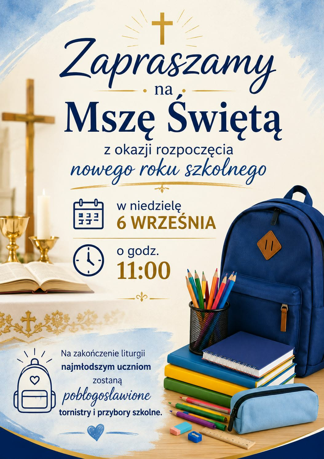 Msza Święta z okazji rozpoczęcia nowego roku szkolnego