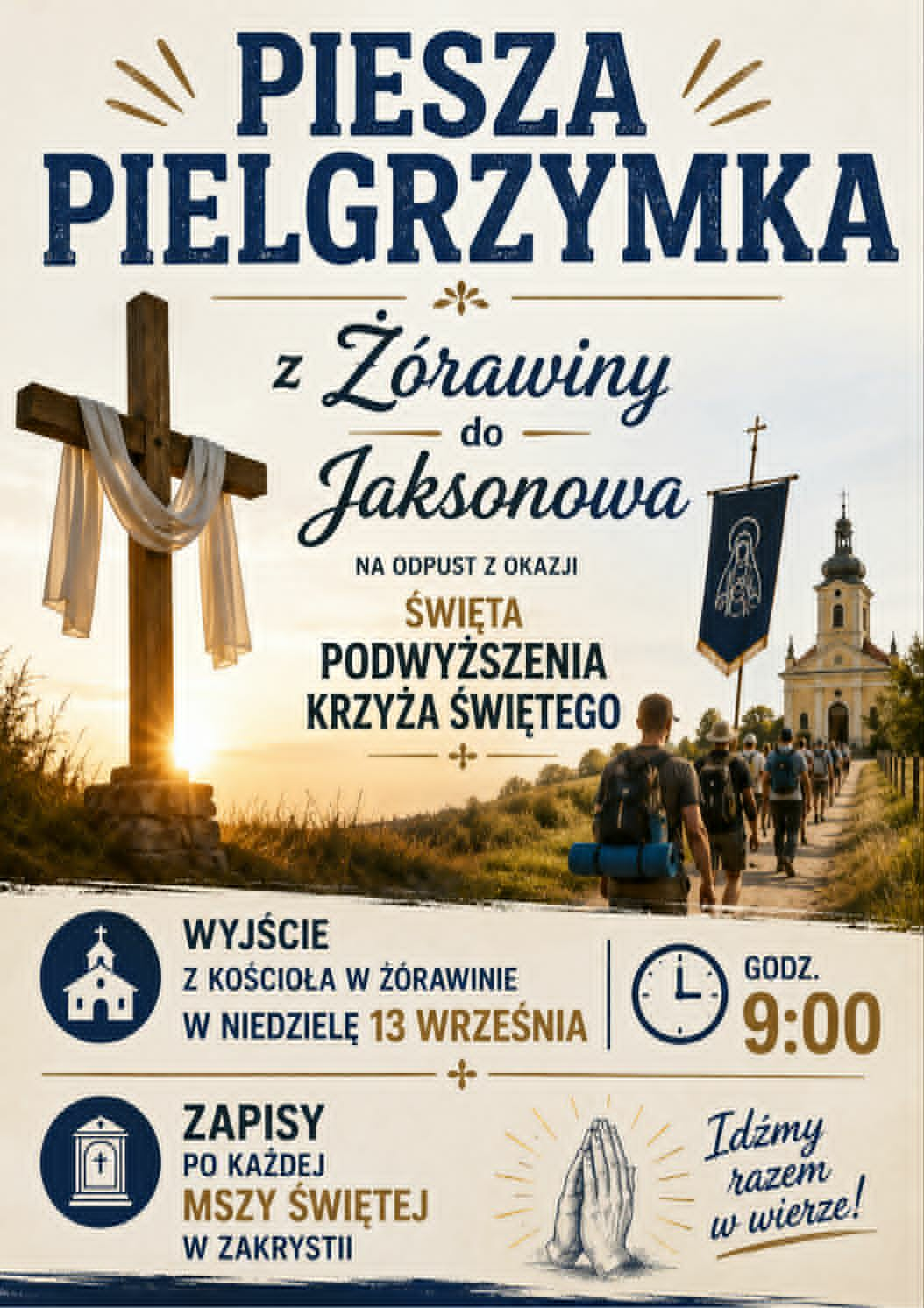 Piesza pielgrzymka z Żórawiny do Jaksonowa